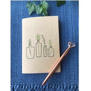 FERN EMBROIDERED PAPER JOURNAL