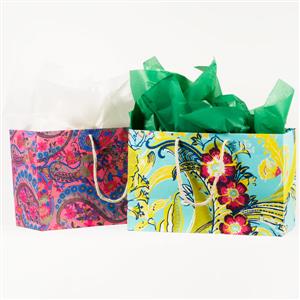 LARGE WIDE PRINTED GIFT BAGS ASSORTED (SET OF 10)