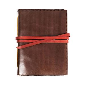 Rich Colour Genuine Leather Journal with tie around